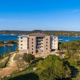 The Hudson on the shore of Lake Travis
